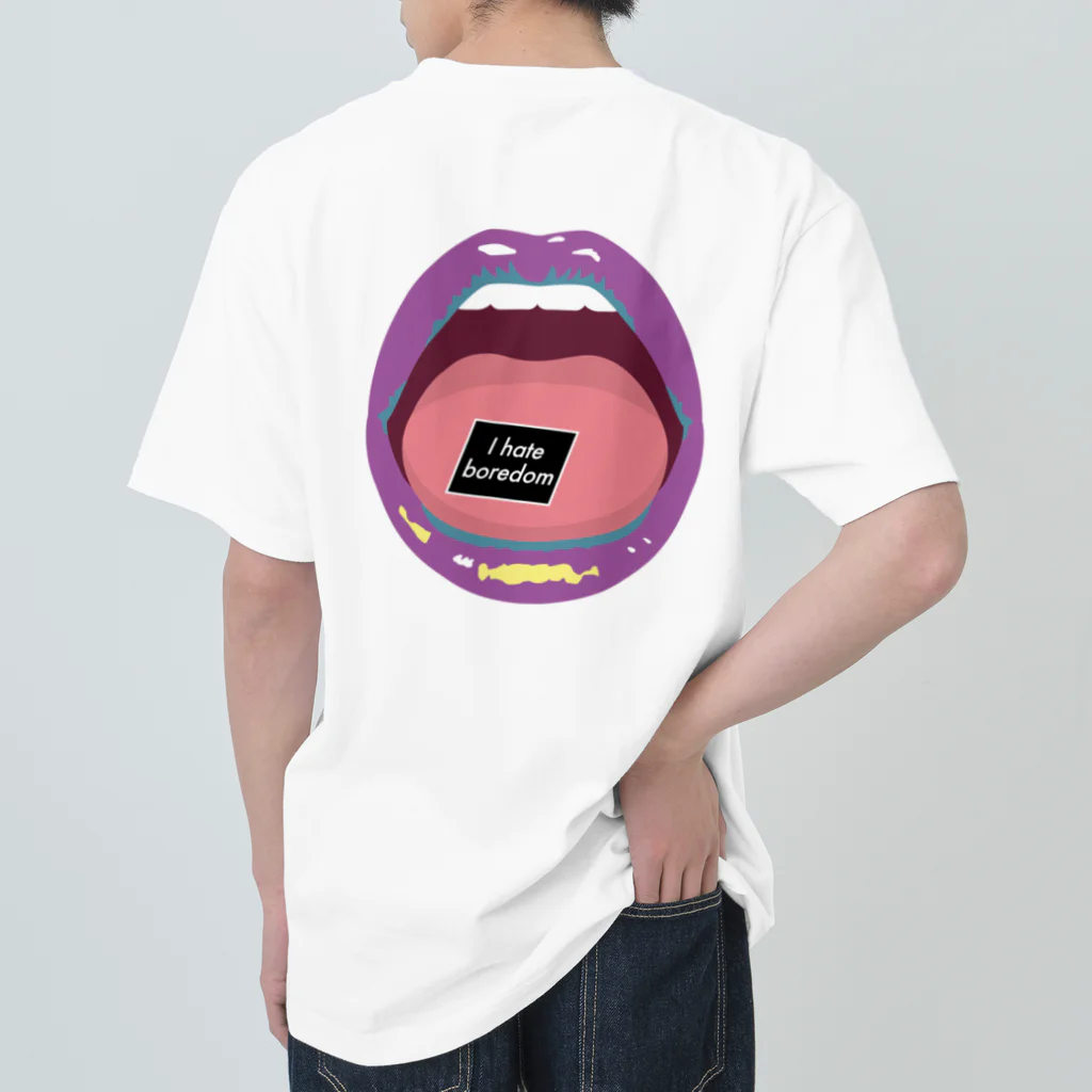 ゴトーアヒルのmouth & paper 退屈が大嫌いver. ヘビーウェイトTシャツ