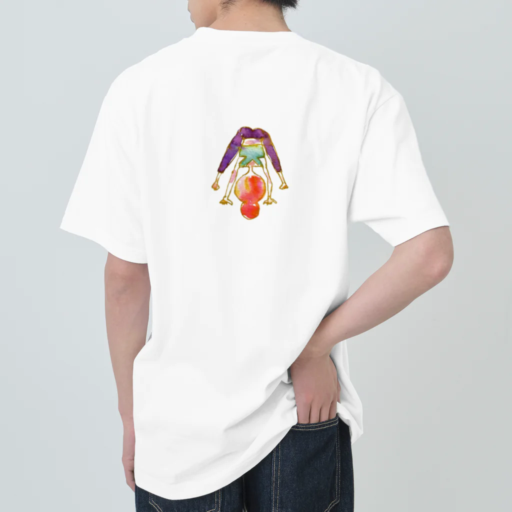 onmycolorの楽描き店のそばかすこちゃん with LOVE ヘビーウェイトTシャツ