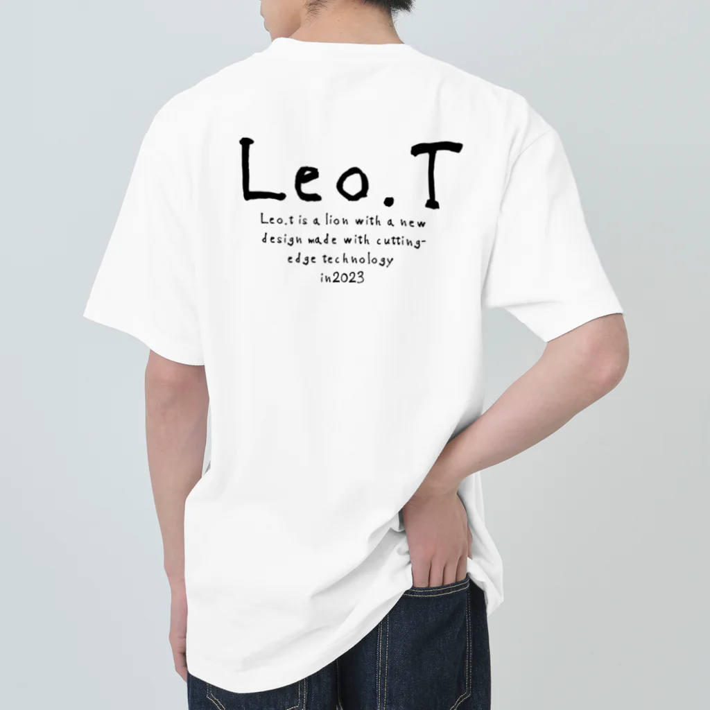 Leo.T Shopのライオンアート　Leo.T ヘビーウェイトTシャツ