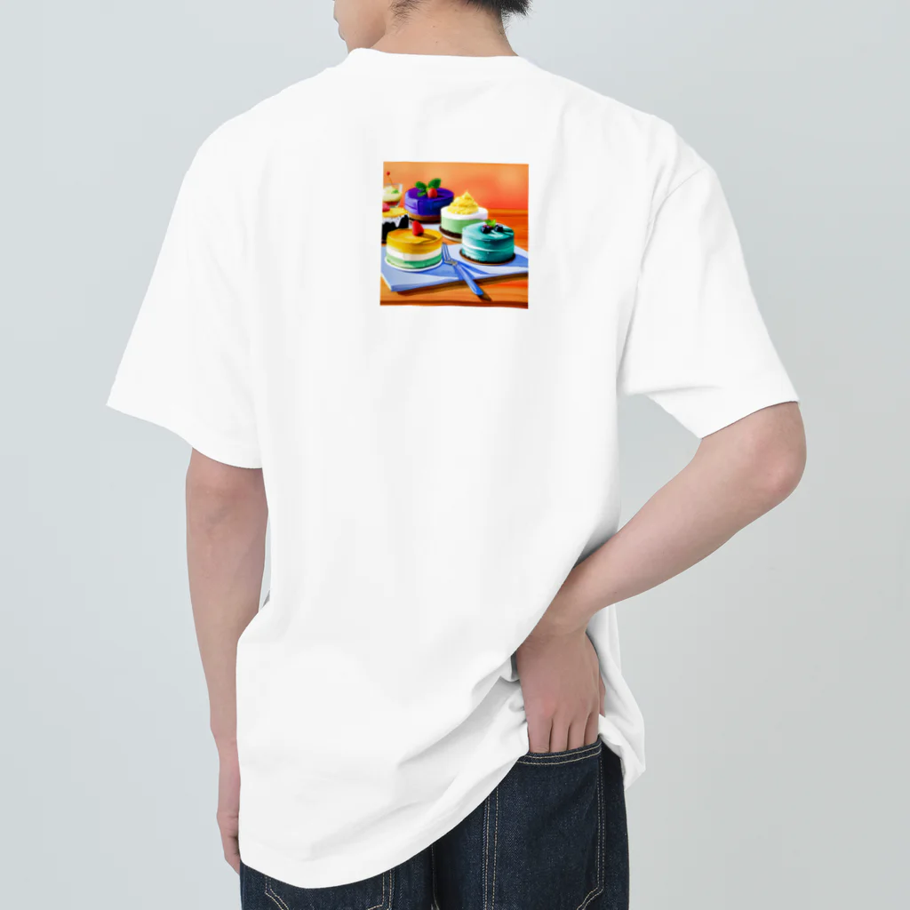 Egao  Creationsの至福のスウィーツ ヘビーウェイトTシャツ