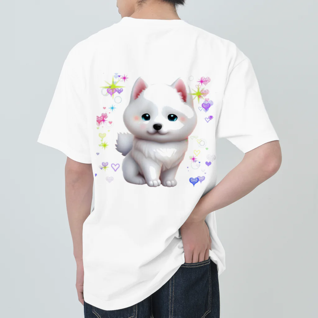 soramame1119の紀州犬のネネちゃん ヘビーウェイトTシャツ