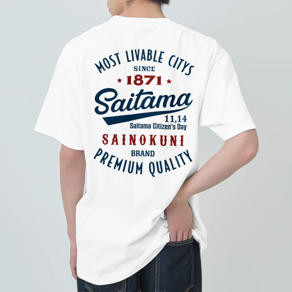 kg_shopの[★バック] Saitama -Vintage- (淡色Tシャツ専用) ヘビーウェイトTシャツ