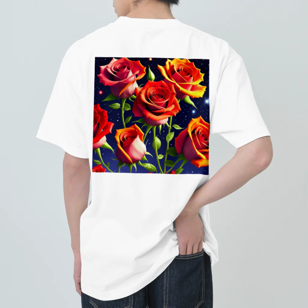 reonasdの情熱の神秘薔薇 ヘビーウェイトTシャツ