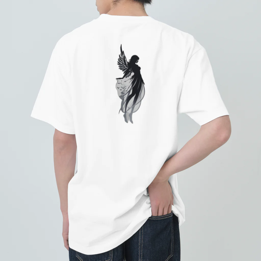 じょいちぃのtear angel（ロゴ付き） ヘビーウェイトTシャツ