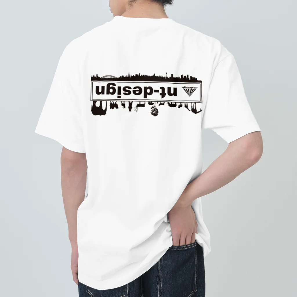 nt-designの『nt-design』ロゴ ヘビーウェイトTシャツ