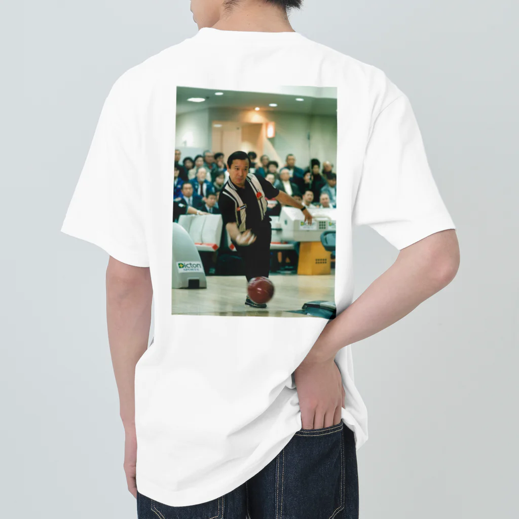 bowling_mania_file！！　　ボウリングマニア！のボウリングピン2本線シリーズ Heavyweight T-Shirt