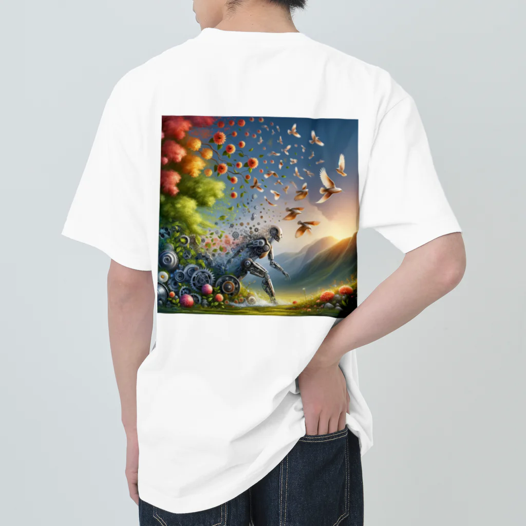 uminosobakaraのメカニカルネイチャー Heavyweight T-Shirt