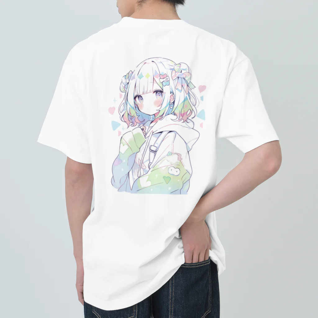pomekopomepomeのふわふわちゃん Heavyweight T-Shirt