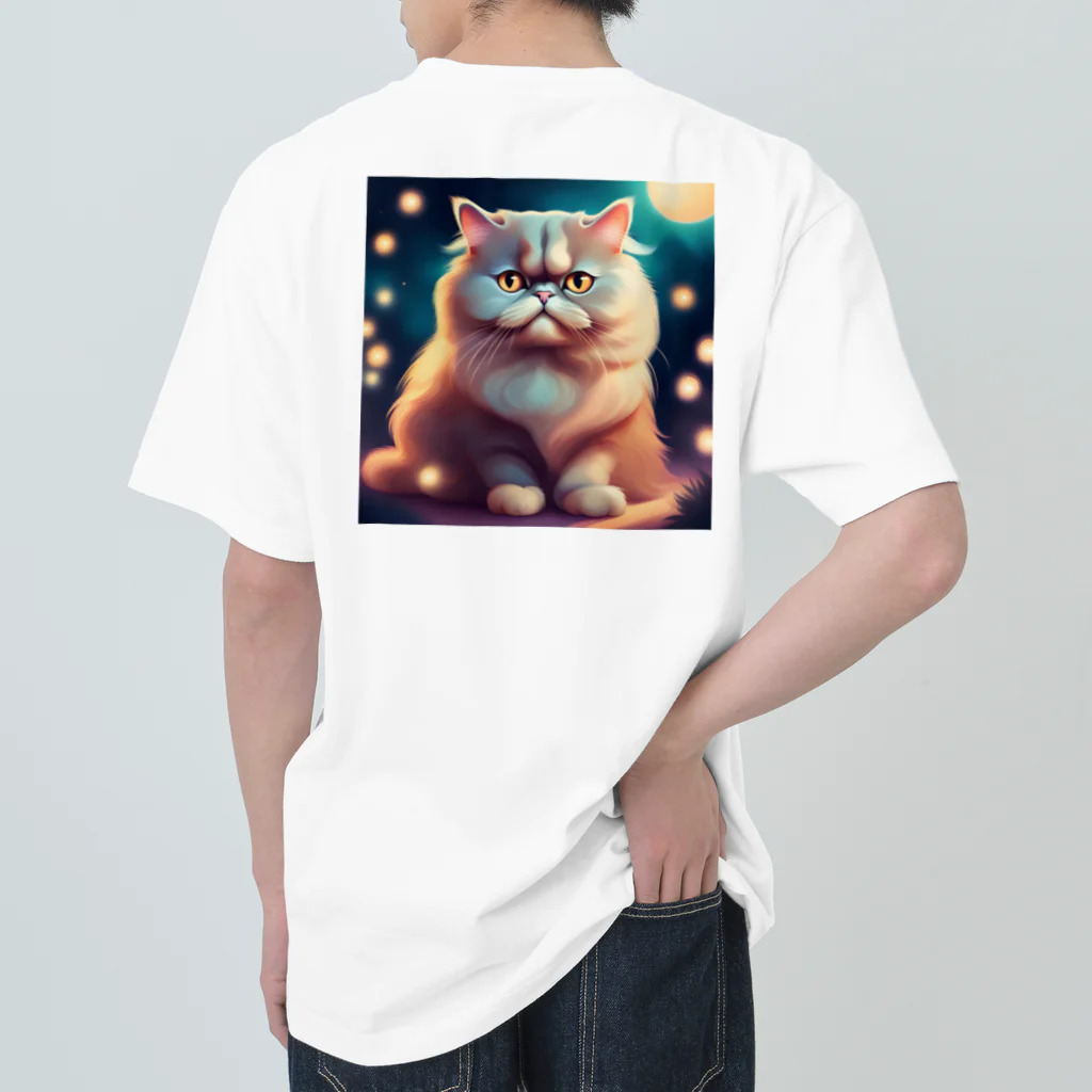 レモングラスのごきげんなペルシャ猫 Heavyweight T-Shirt