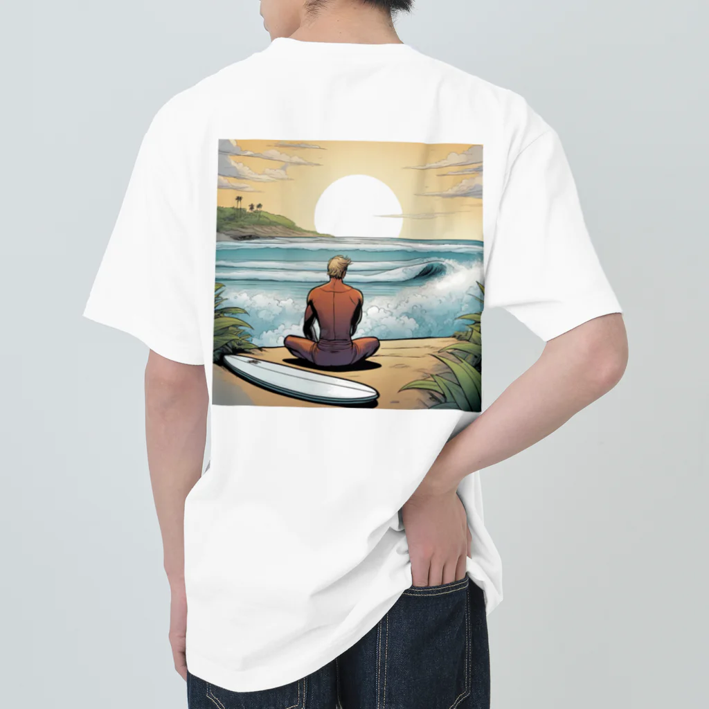 HAMMER　PROJECTのSunset Soul Surfer (サンセット ソウルサーファー) Heavyweight T-Shirt