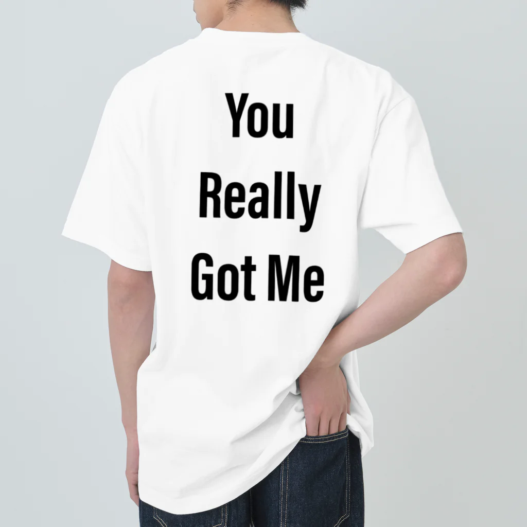 ø   [œ]   =  ［íːkwəl］のSays in the back 「背中で語る」vh-06 Heavyweight T-Shirt