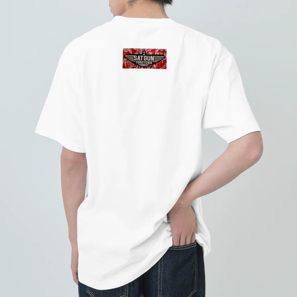 dj.ytkのカモ柄とバンダナ柄の大里軍公認Tシャツ ヘビーウェイトTシャツ