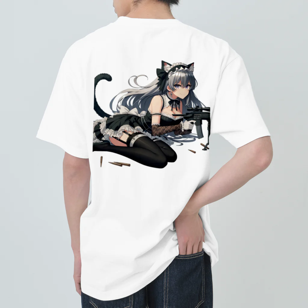 cray299の闘う猫メイド🐾5 Heavyweight T-Shirt