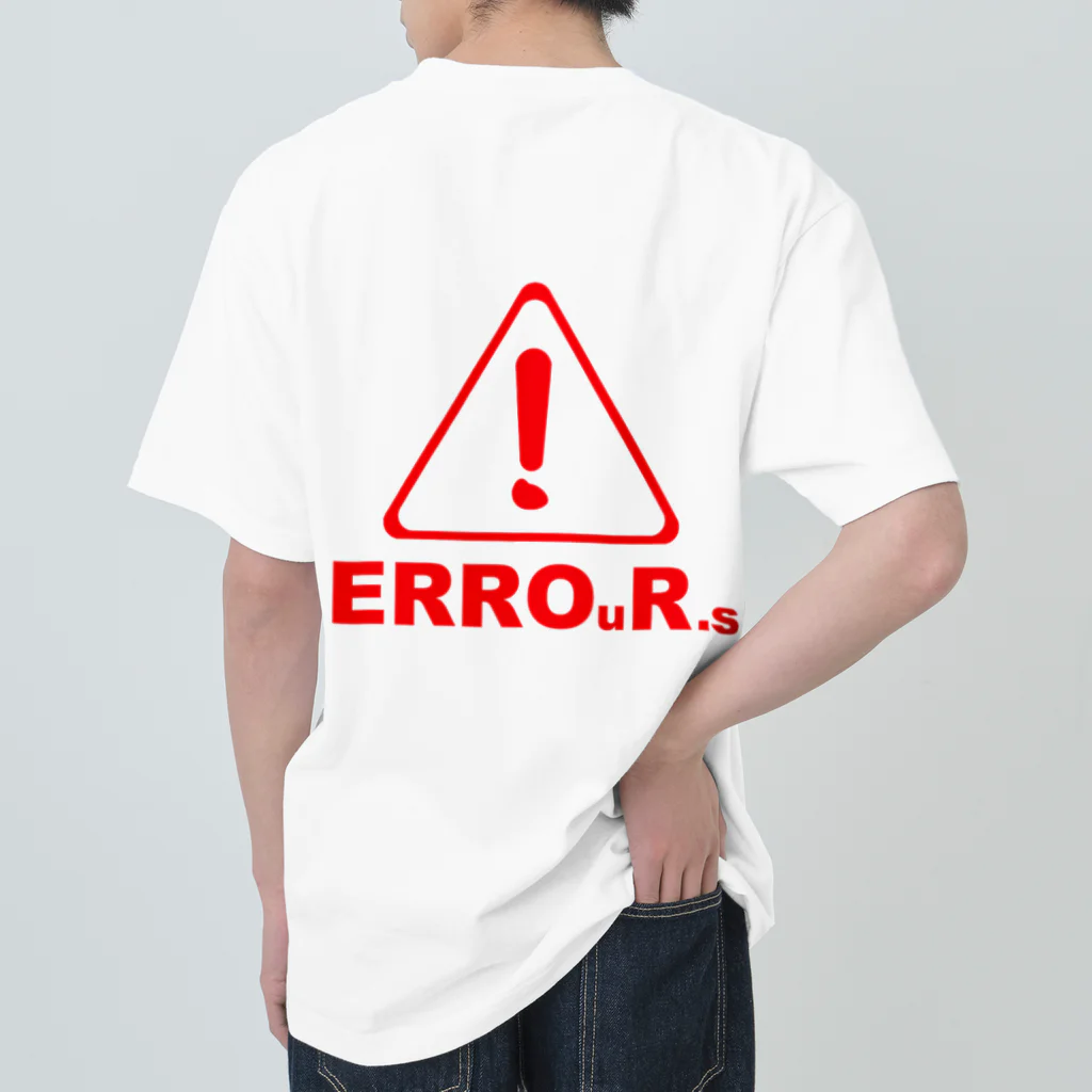 Our.s SUZURI店のERROuR.s ヘビーウェイトTシャツ