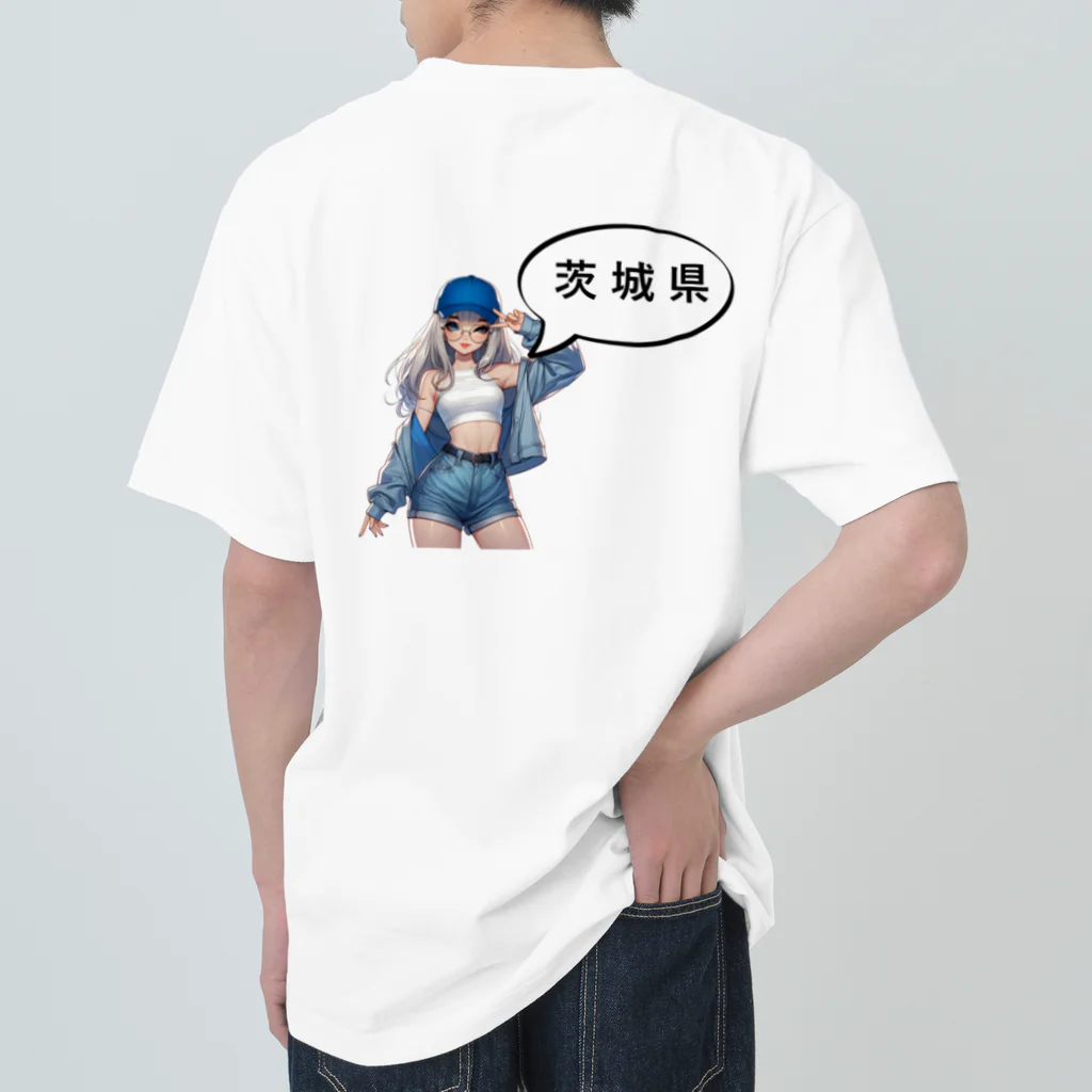 music_japanの茨城ガール（一部両面あり） ヘビーウェイトTシャツ