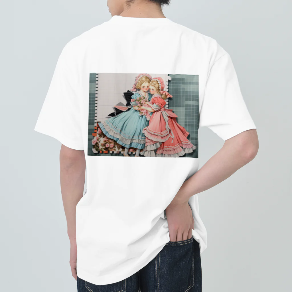 AQUAMETAVERSEの可愛い姉妹たち アメジスト2846 ヘビーウェイトTシャツ