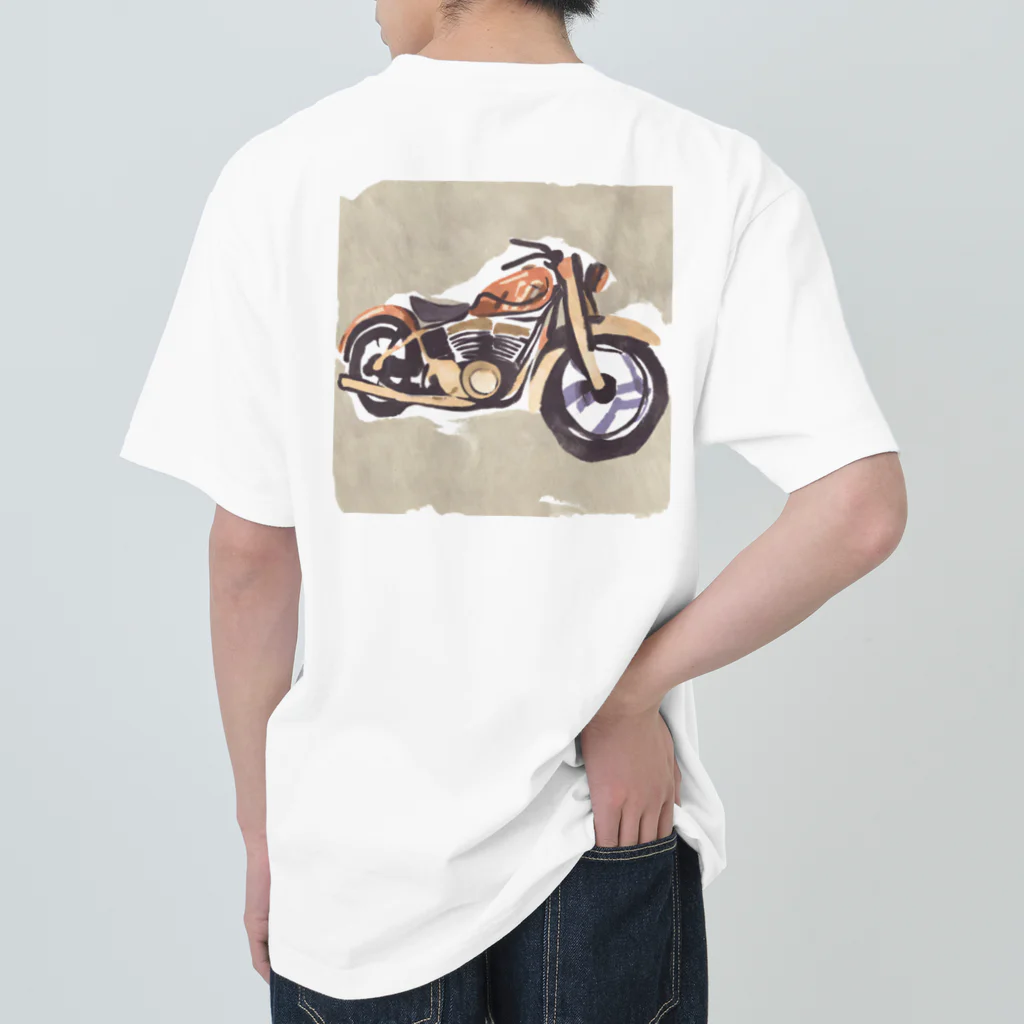 TILUのMotorcycle ヘビーウェイトTシャツ