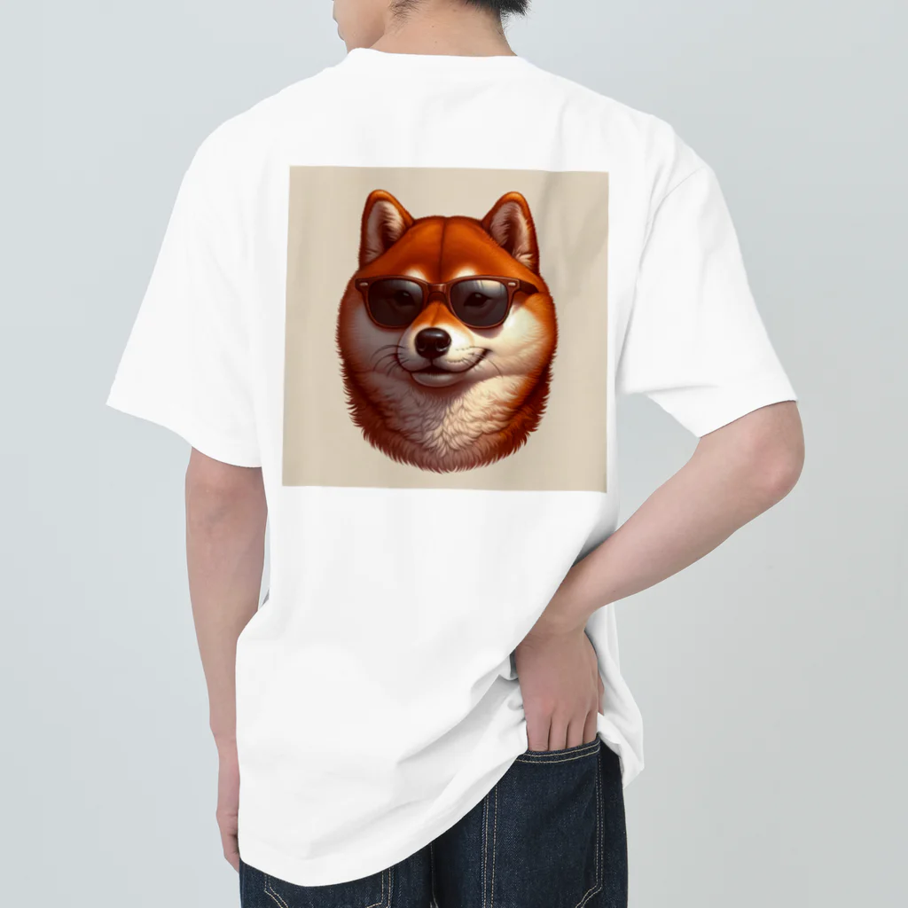 Creaturesの柴犬サン ヘビーウェイトTシャツ