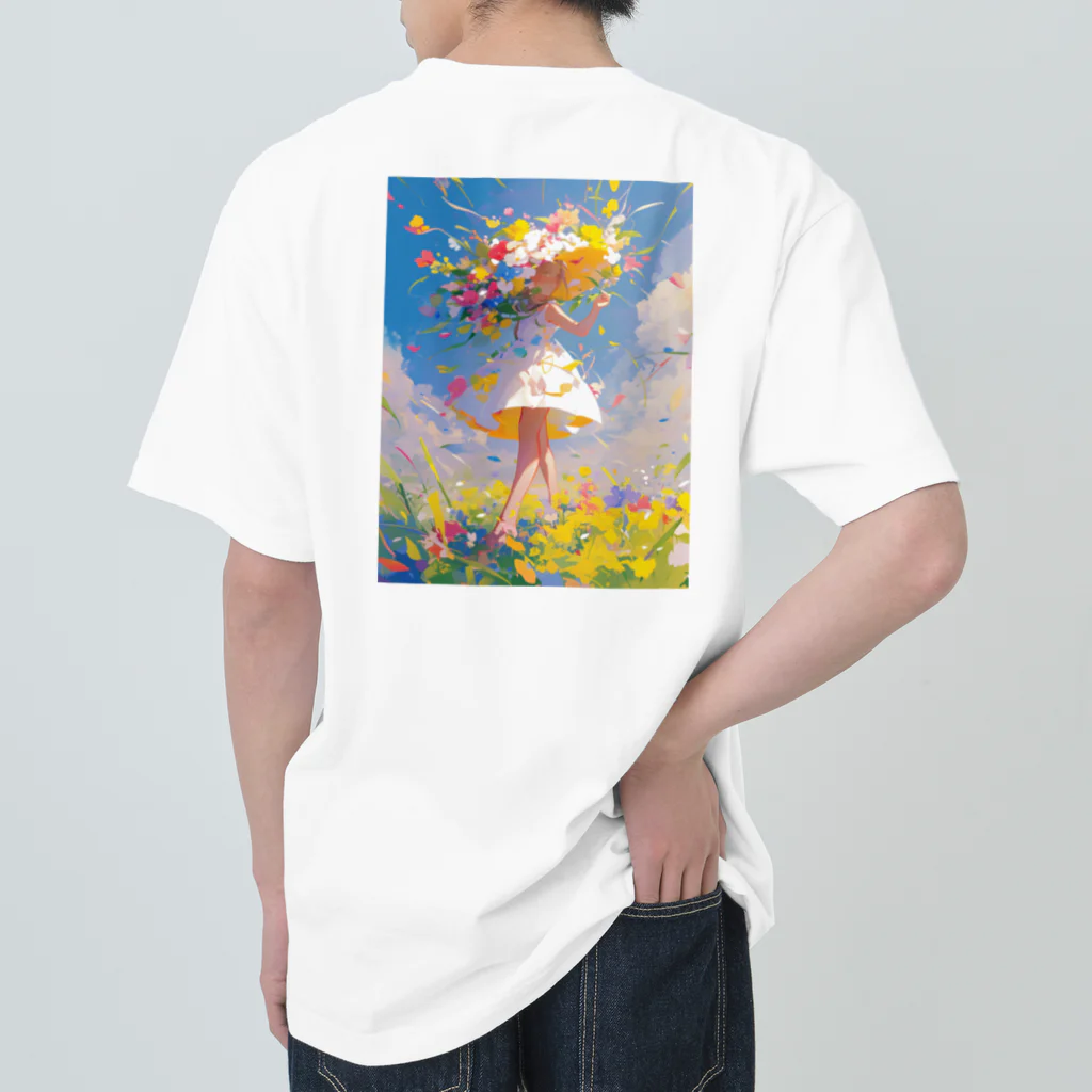 AQUAMETAVERSEの花のささやき　ラフルール　1859 ヘビーウェイトTシャツ