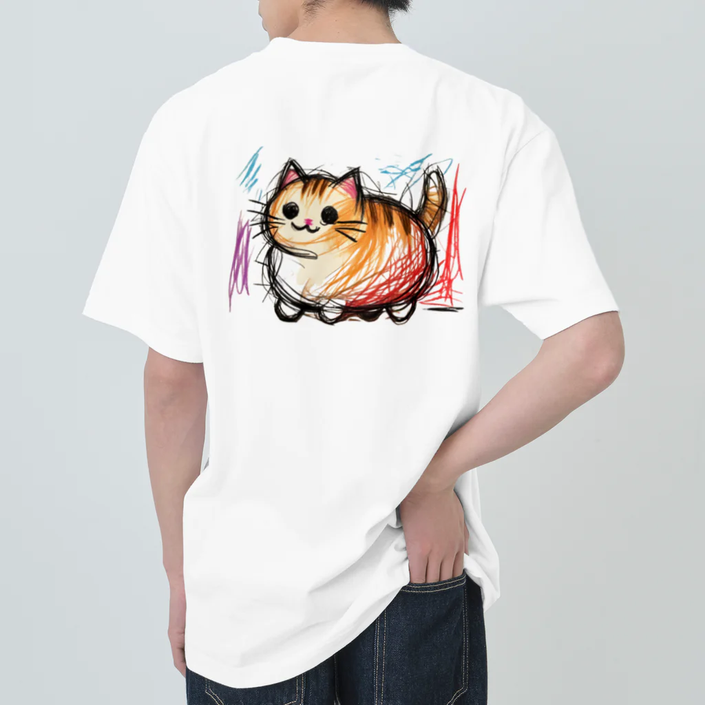 ねこの店のカラフル ヘビーウェイトTシャツ