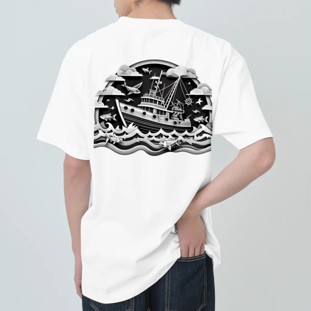 SAR0620の船に揺られながらの贅沢な時間 Heavyweight T-Shirt