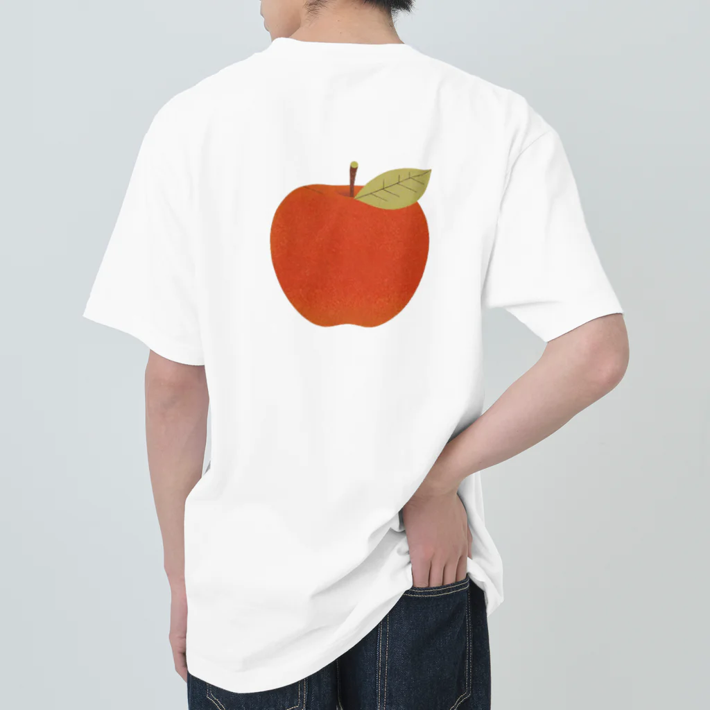 シンプル 組み合わせ用 ファッションのシンプル りんご Heavyweight T-Shirt