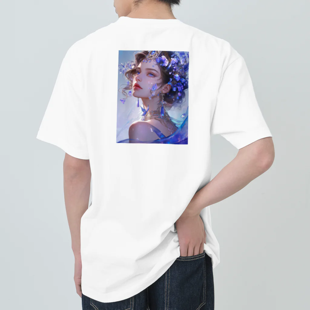 AQUAMETAVERSEのブルーの宝石を身につけて　ラフルール　1859 Heavyweight T-Shirt