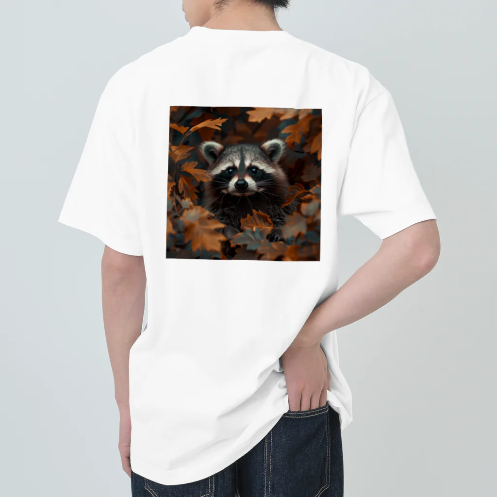 Raccoon Cool PlanetのRaccoon Cool Planet Heavyweight T-Shirt