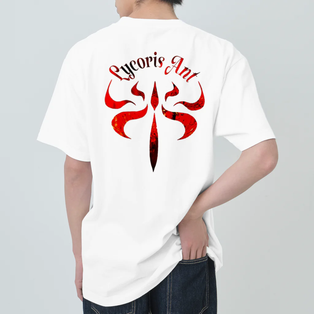 Lycoris Ant～リコリスアント～のLycorisAnt（リコリスアント）ロゴ Heavyweight T-Shirt