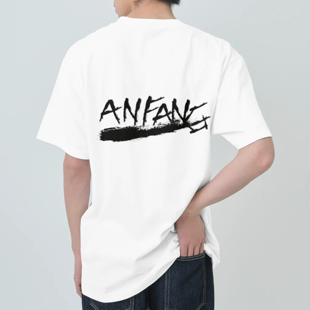 ANFANG のANFANG 波乗りヨーキー Heavyweight T-Shirt