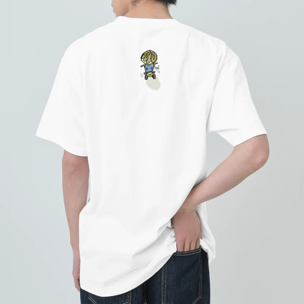 yumi666666の三輪後頭部くん Heavyweight T-Shirt