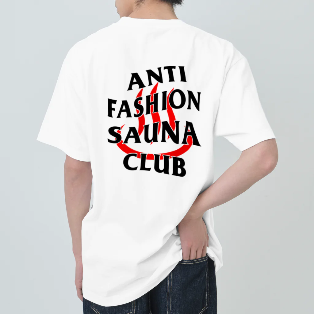 銭湯民族のAnti Fashion Sauna Club ヘビーウェイトTシャツ