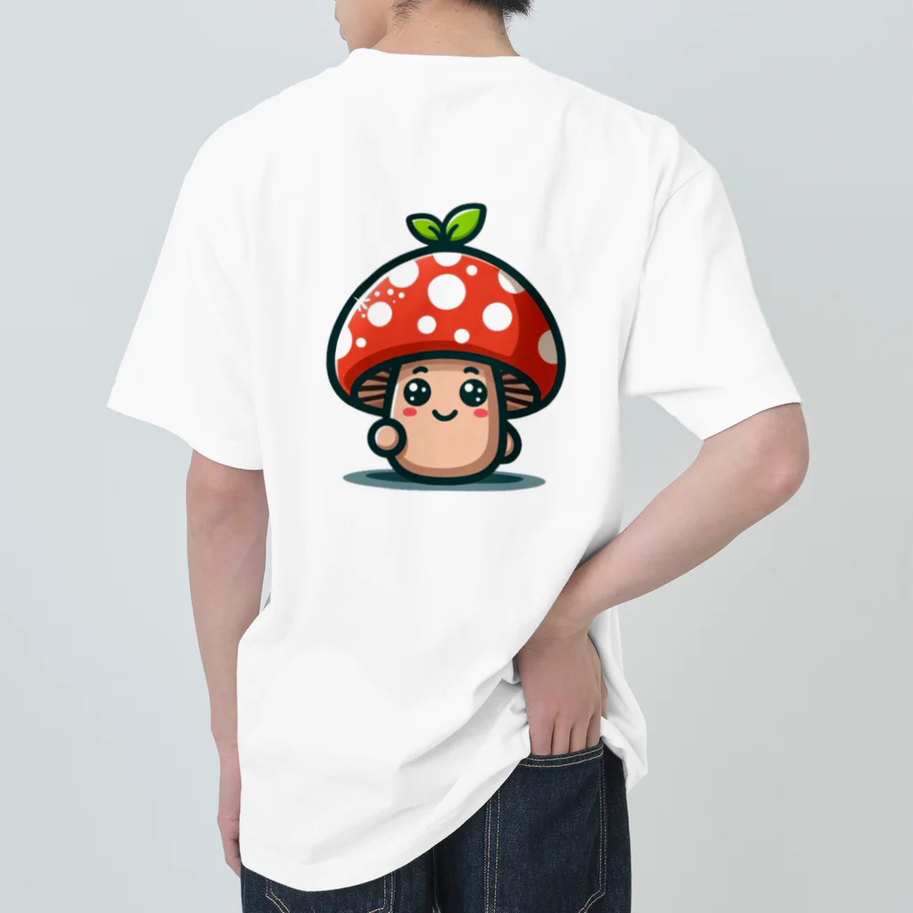 かわいいキノコくん🍄のかわいいキノコくん🍄 ヘビーウェイトTシャツ