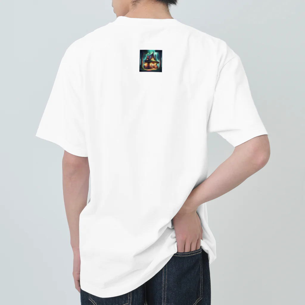 魔法堂　キズカビセアの僕だけのシリーズ＊男の子＊（お絵描きパパ） ヘビーウェイトTシャツ