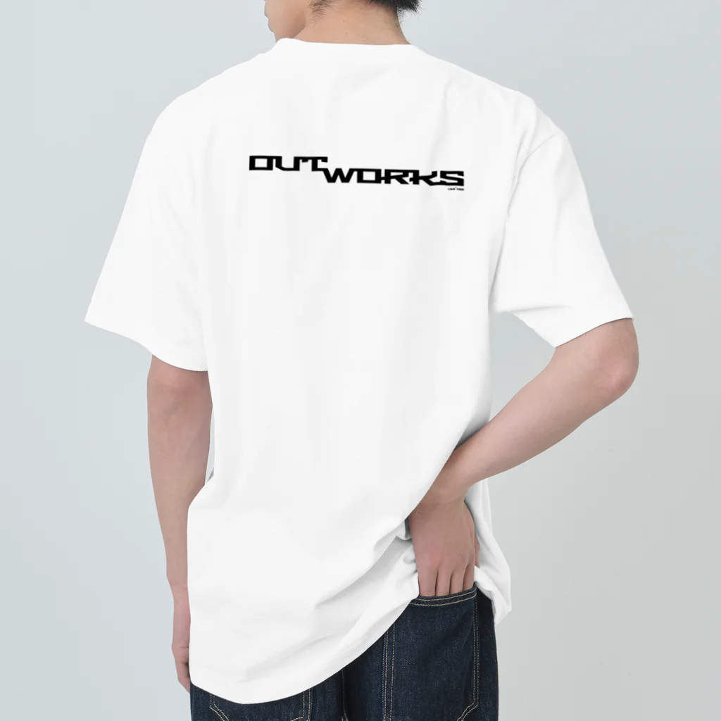 OUT_WORKSのOUT WORKS original logo vol.4 Heavyweight T-Shirt