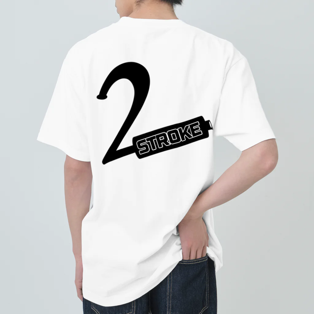 下町worksの「２」STROKE ヘビーウェイトTシャツ