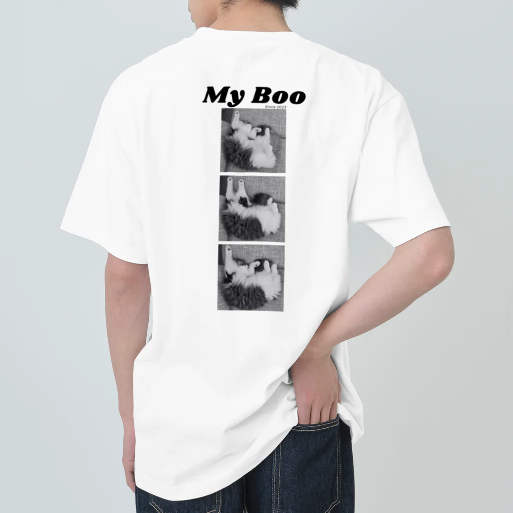 el's designのMy Boo(white) ヘビーウェイトTシャツ