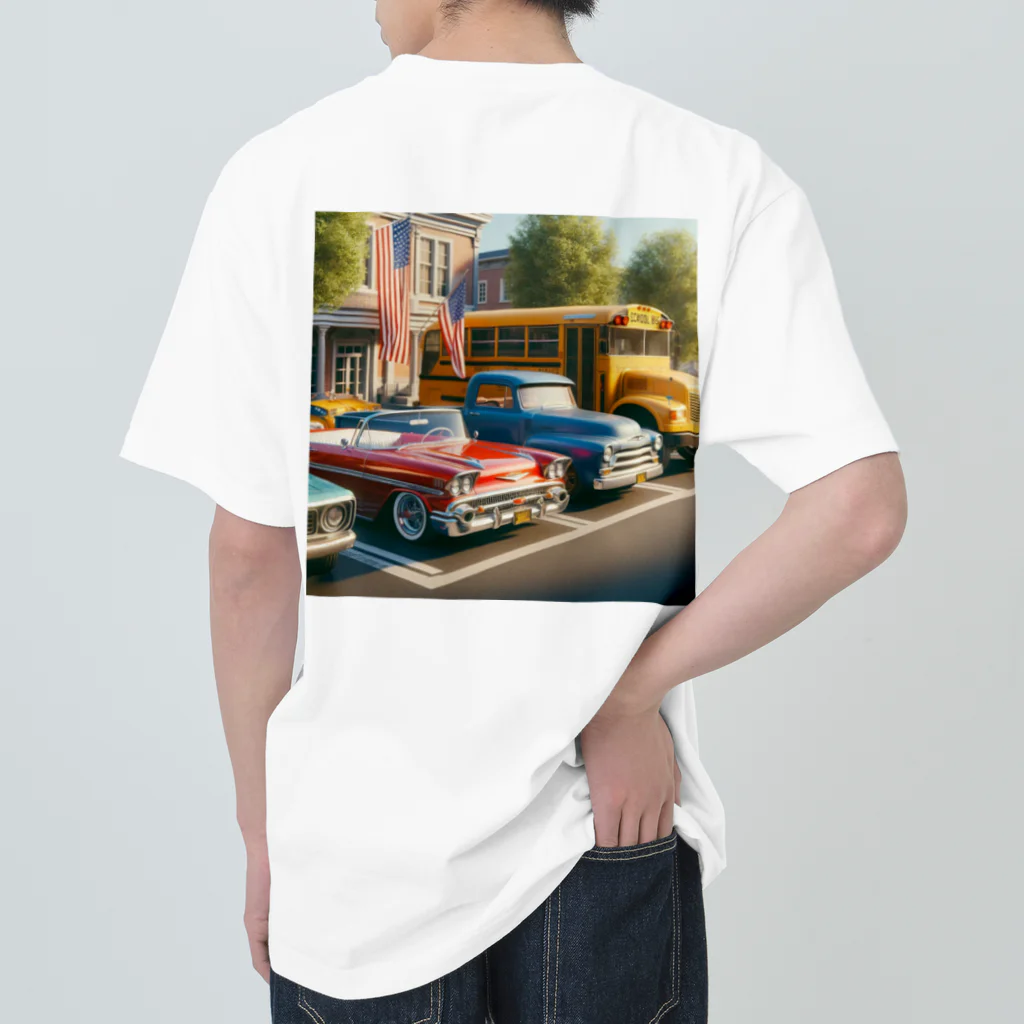 ZENREIアメカジのアメ車 ヘビーウェイトTシャツ