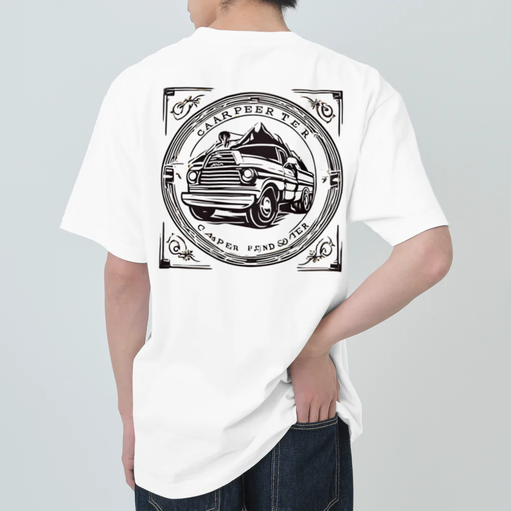 男前ショップのビンテージトラック Heavyweight T-Shirt