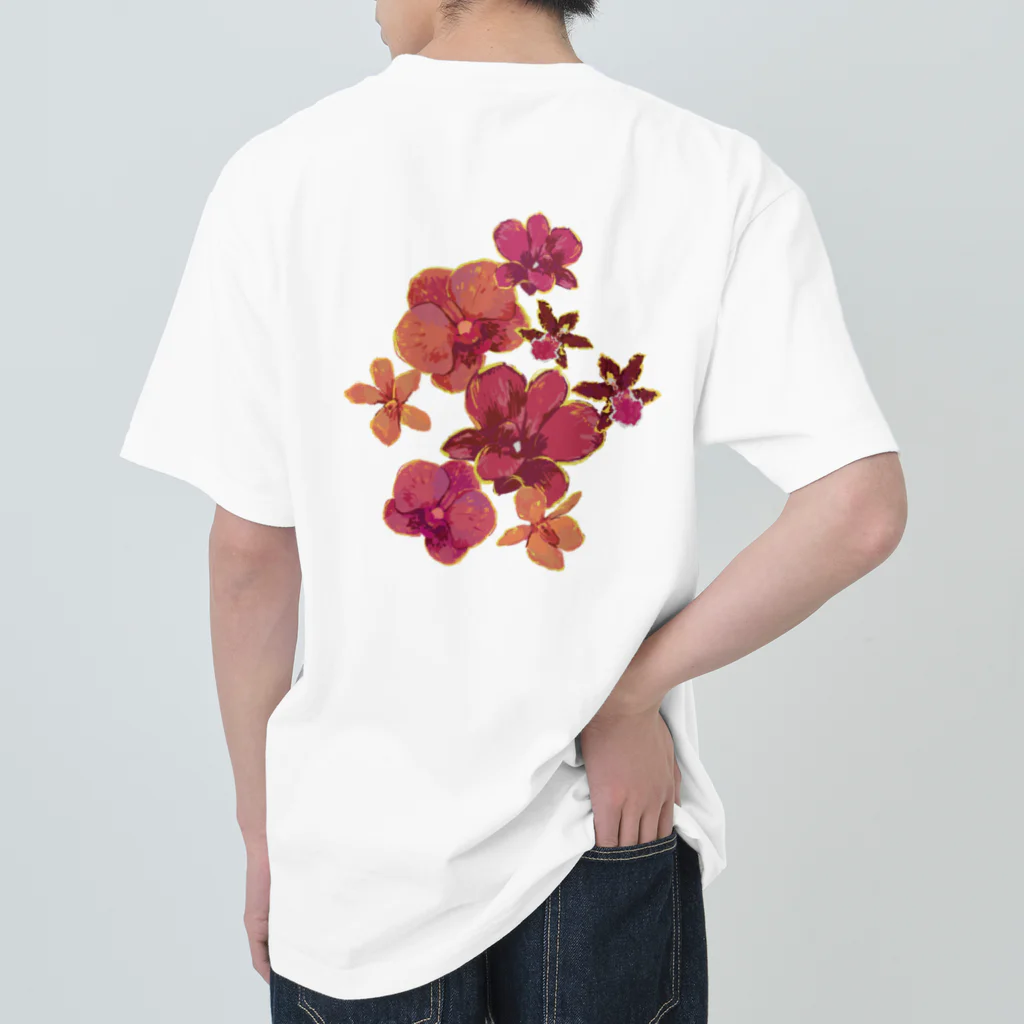 shidafreaksのorchids2 ヘビーウェイトTシャツ