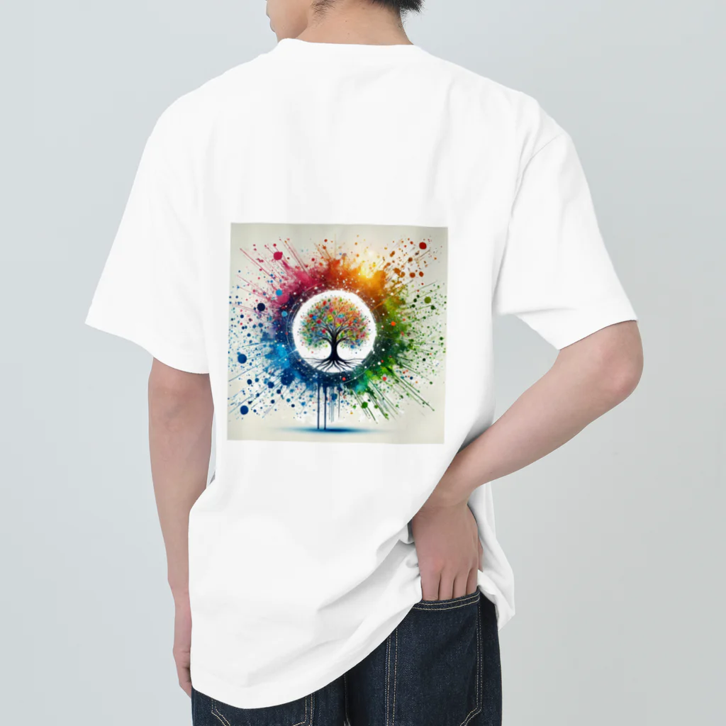 pyoromalの絵具が垂れちゃった・・・ Heavyweight T-Shirt