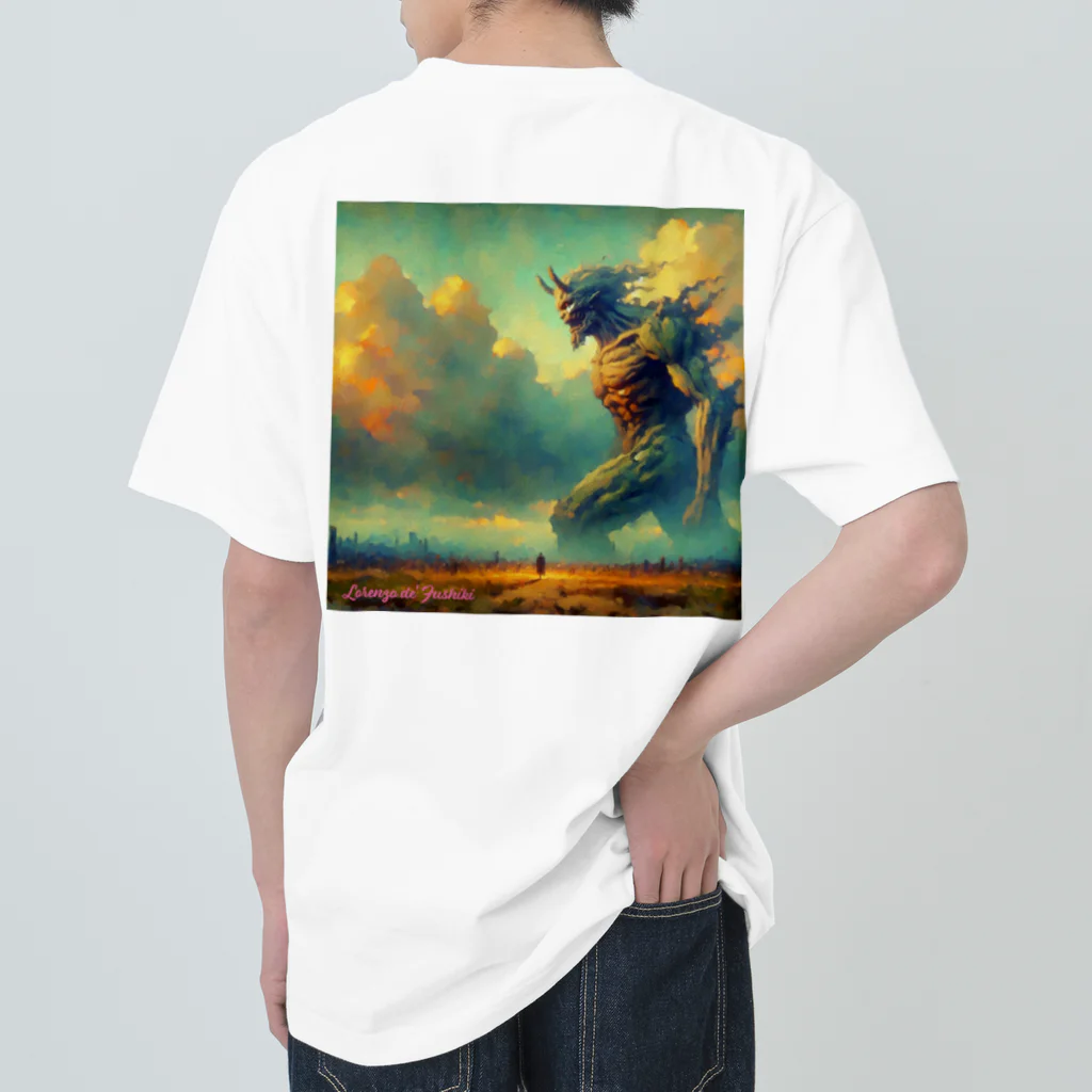 伏鬼洋服店のLegend of Onitaiji Heavyweight T-Shirt