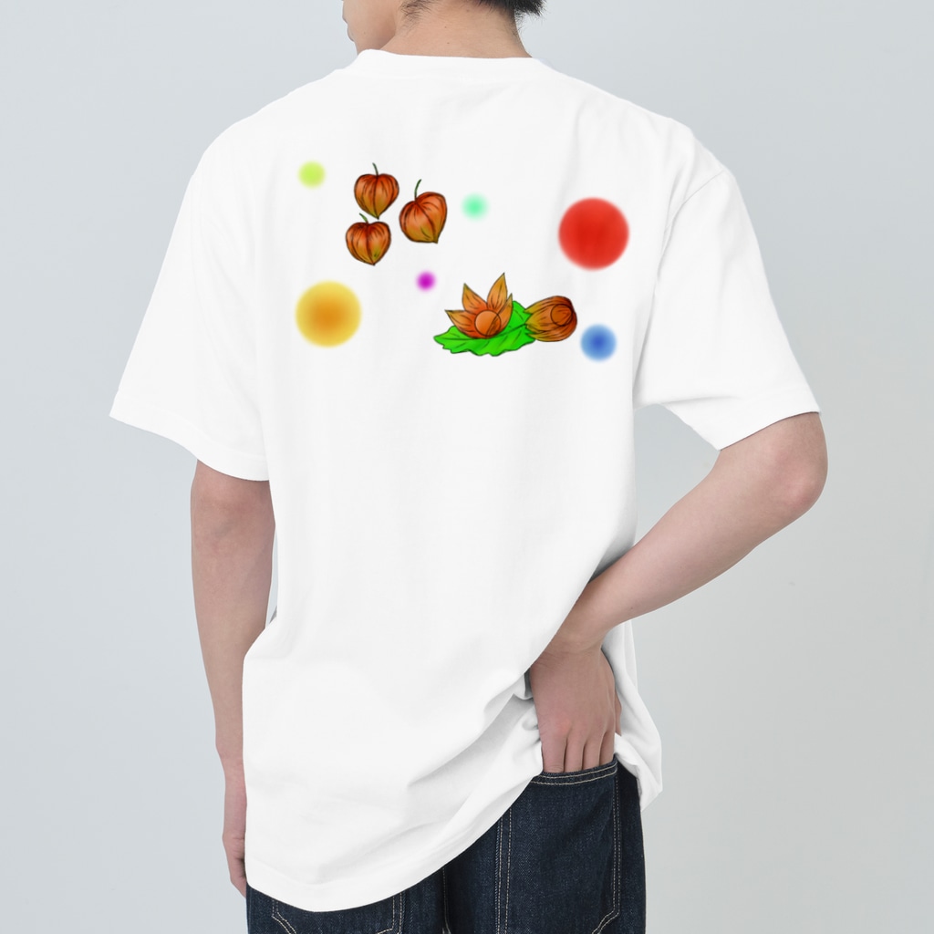 Lily bird（リリーバード）のホオズキ 水玉パターン Heavyweight T-Shirt