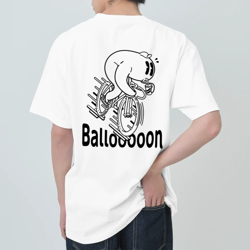 nidan-illustrationの"Ballooooon" #2 ヘビーウェイトTシャツ