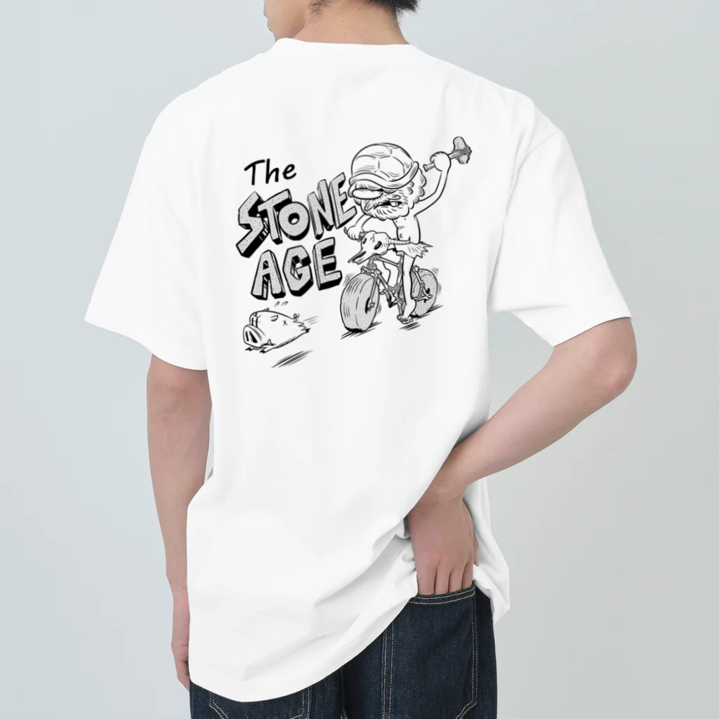 nidan-illustrationの"The STONE AGE" #2 ヘビーウェイトTシャツ