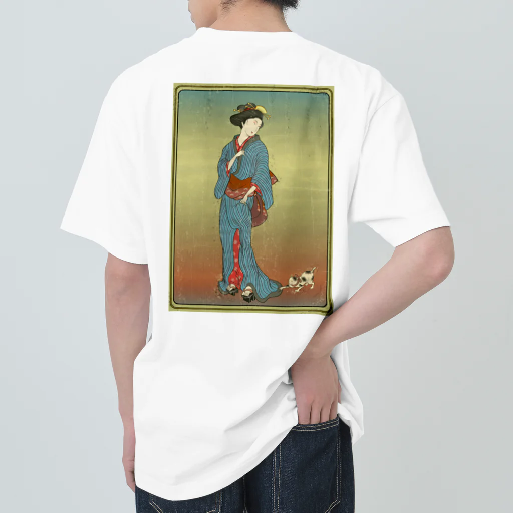 nidan-illustrationの"美人画" 1-#2 ヘビーウェイトTシャツ