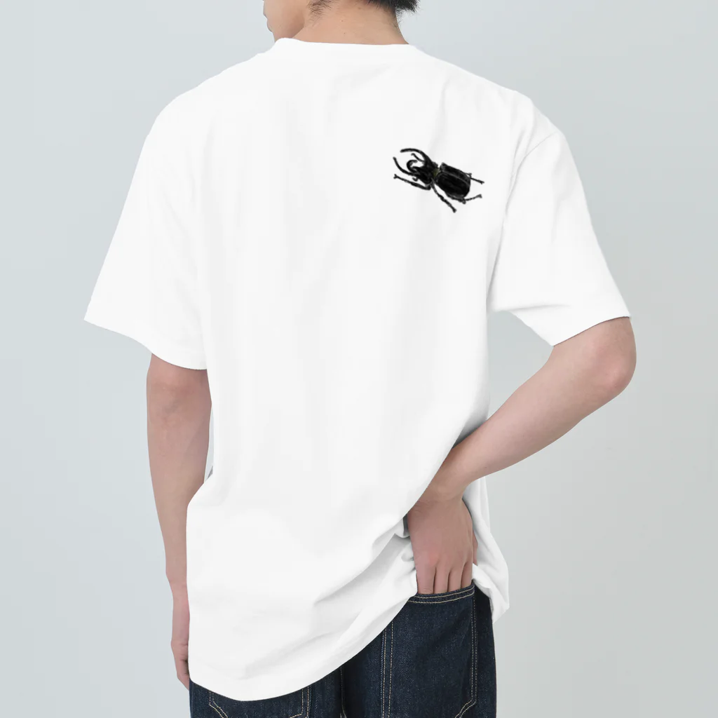 みいこさんのカブトムシ付いてますよ？ Heavyweight T-Shirt