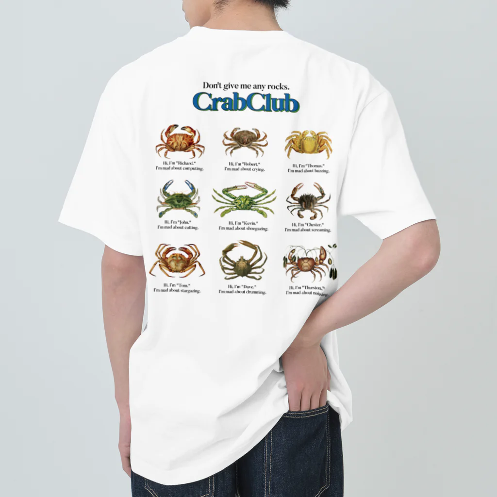 Parallel Imaginary Gift ShopのCrab Club ヘビーウェイトTシャツ