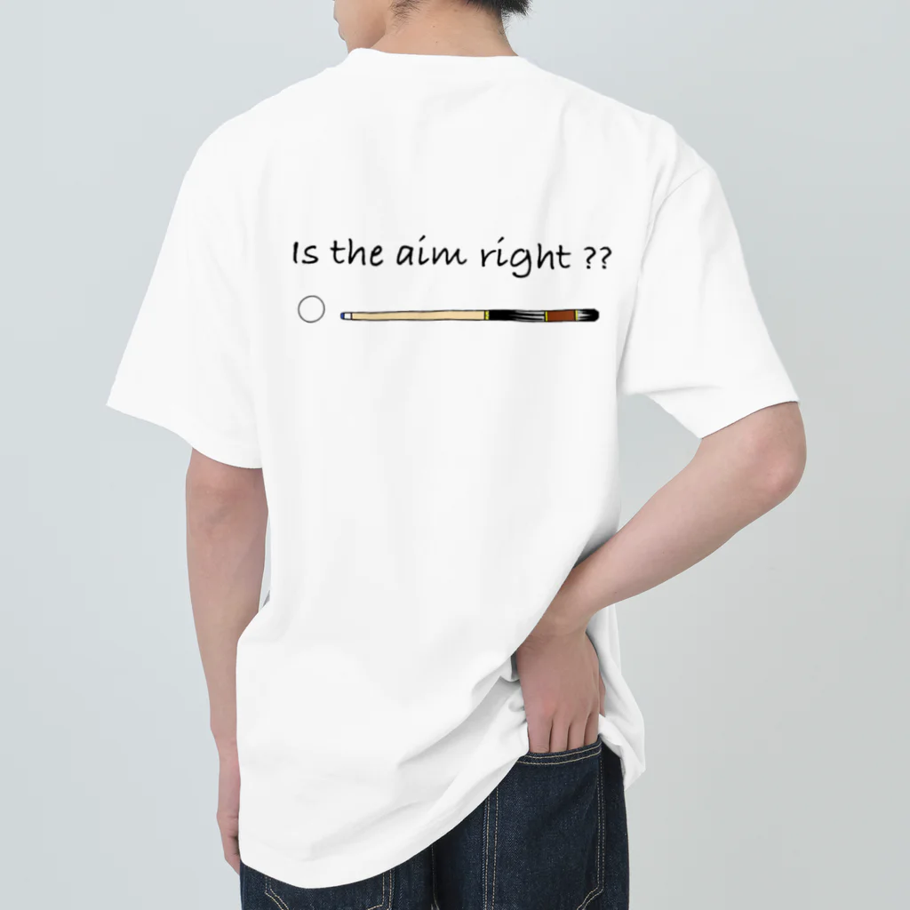 LOCO.AYAの厚み合ってる？ビリヤードデザイン。 ヘビーウェイトTシャツ