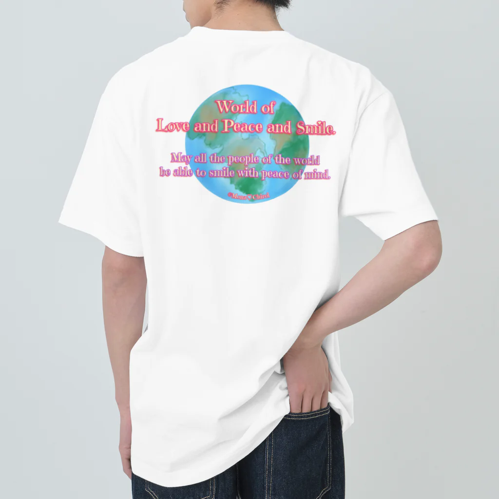 Mona♡ChirolのWorld of Love＆Peace＆SmileーPink Vol.4ー ヘビーウェイトTシャツ